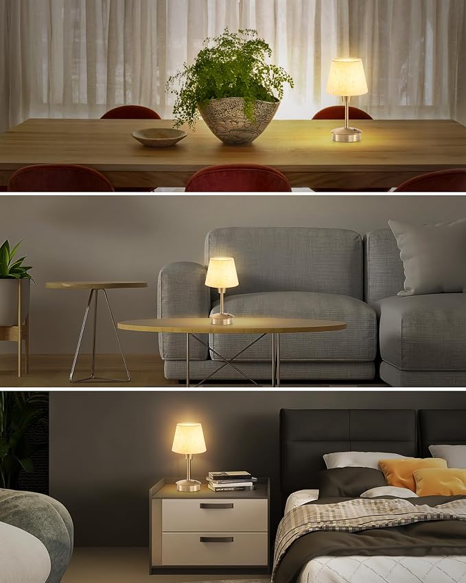 2 Pack Small Cordless Table Lamp - Image 5