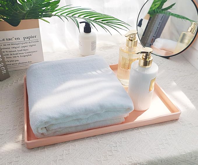 Large Pink Serving Tray for Gathering Small Items | Serving Accessory, - Image 4