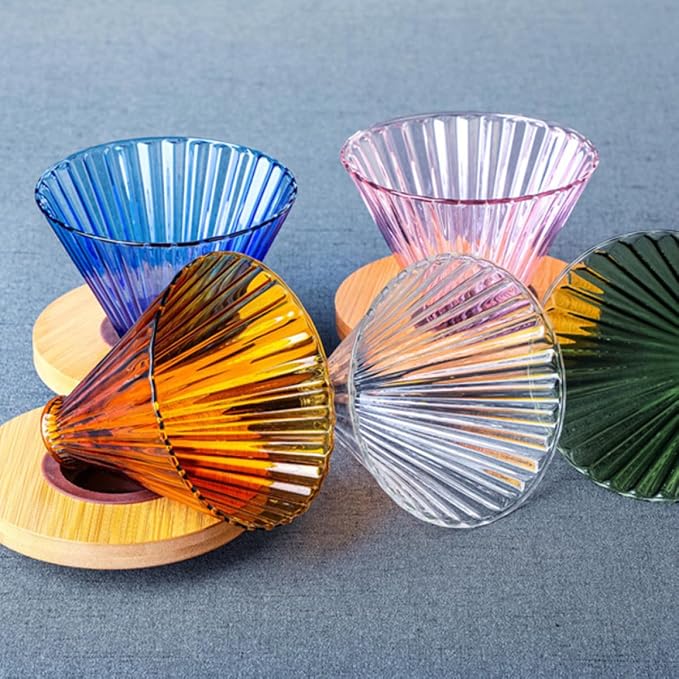 Toyvian High Borosilicate Glass Pour-over Coffee Funnel - Image 7