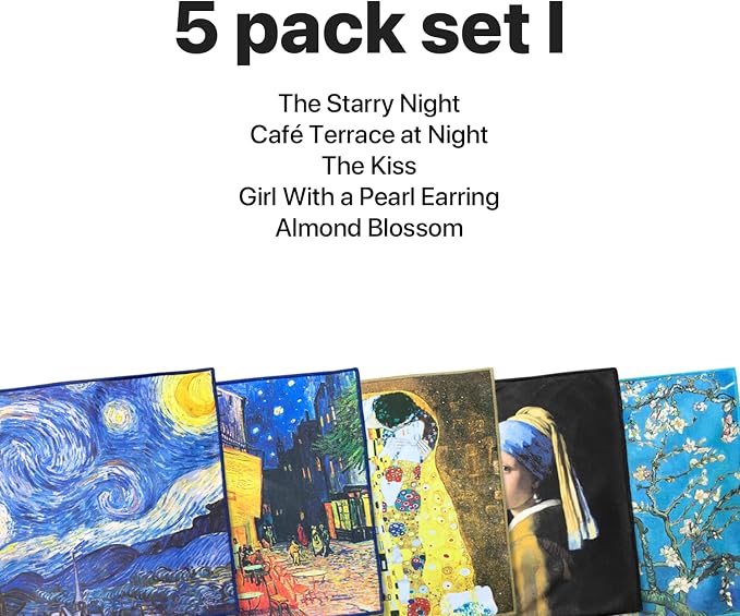 Clean & Clear Microfiber Large World Best Classic Art Collection - Image 2