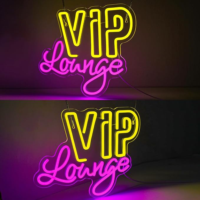 VIP Lounge Neon Signs for Wall Decor, VIP LED Neon Light Signs for Bar - Image 3