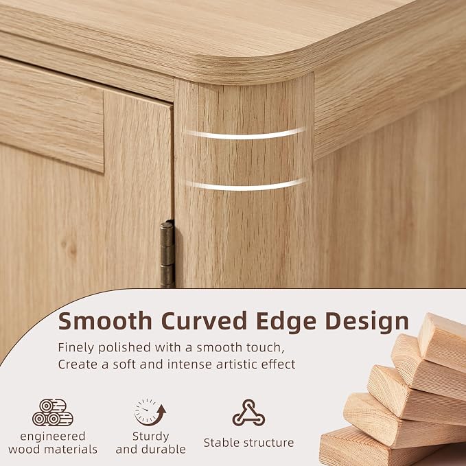 Joaxswe Sideboard Buffet Cabinet - Image 5