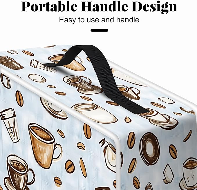 BVBOX Coffee Maker Cover, Durable Dustproof Lightweight Polyester Cotton Blend - Image 5