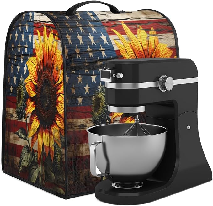 Sunflower Kitchen Aid Mixer Cover Compatible Stand Mixer Dust Cover | Flag - Image 2