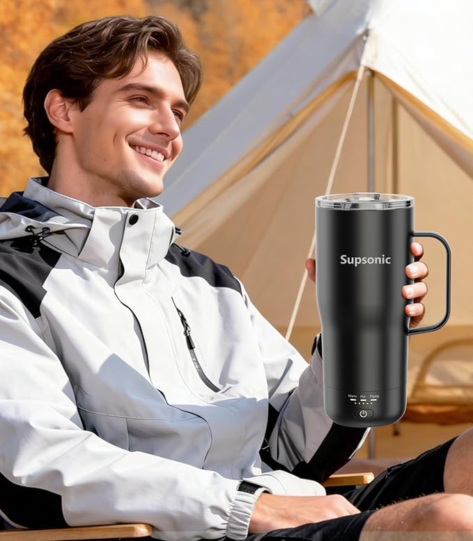 Supsonic - Smart Heated Coffee Mug, 20oz Rechargeable Self Heating Mug - Image 4