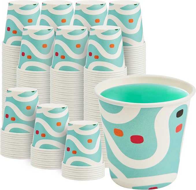 RACETOP Paper Cups 3 oz, Bathroom Cups 3 oz, Disposable Bathroom Paper Cups by RACETOP
