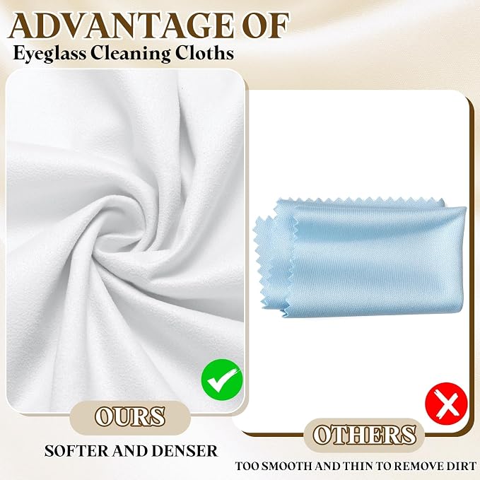 PATIKIL 6Pcs Soft Eyeglass Cloths, 15.8 x 15.8 Electronics Microfiber Cleaning - Image 3