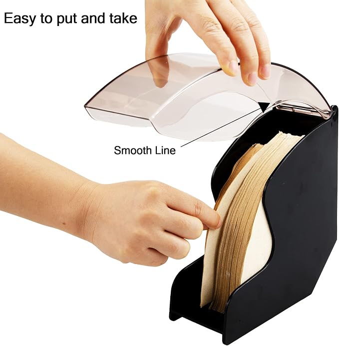 HOMEE Coffee Filter Holder, Coffee Filter Box - Image 2