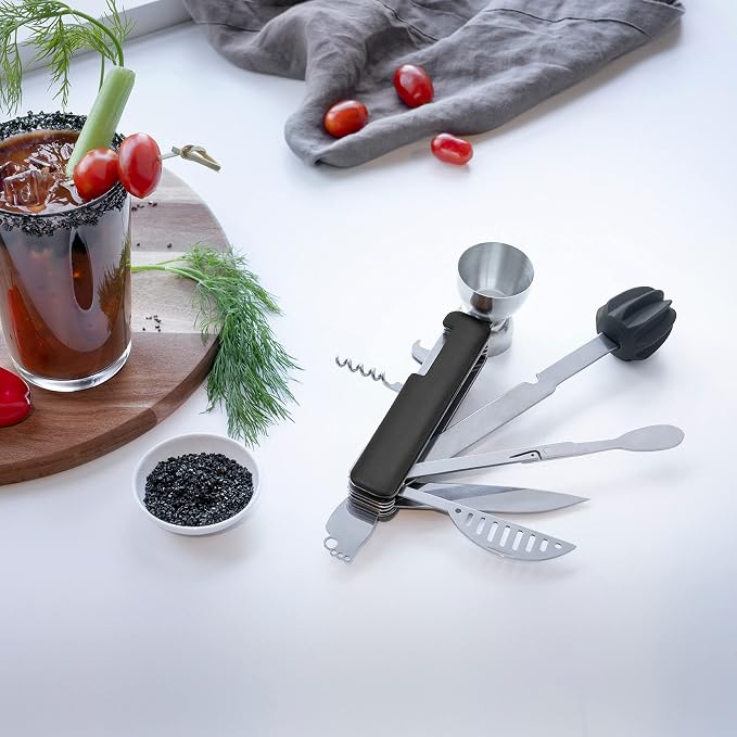 HOST All in One Bartender Multitool Set, 10 in 1 Bar Tool - Image 5