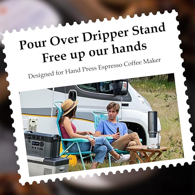 Zayin Travel Coffee Maker Stand, Portable & Foldable Espresso Machine Stand - Image 3