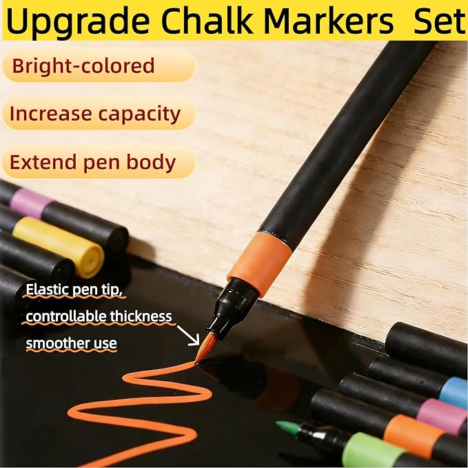 24 Pcs Reusable Mini Chalkboards Signs - Image 2