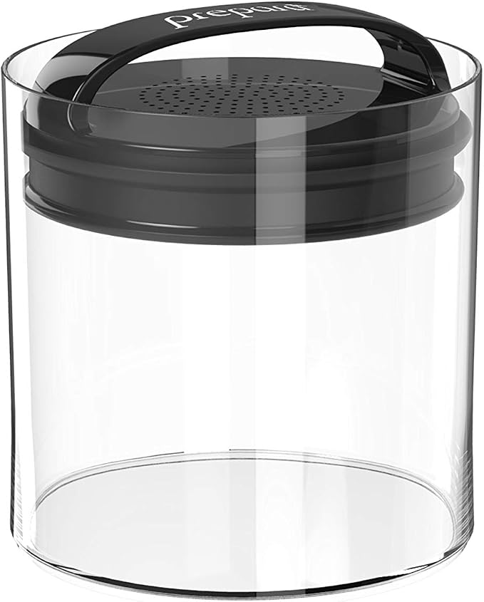 Prepara Evak Fresh Saver Airtight Plastic Container, Large/Short, BPA-Free Food by Prepara