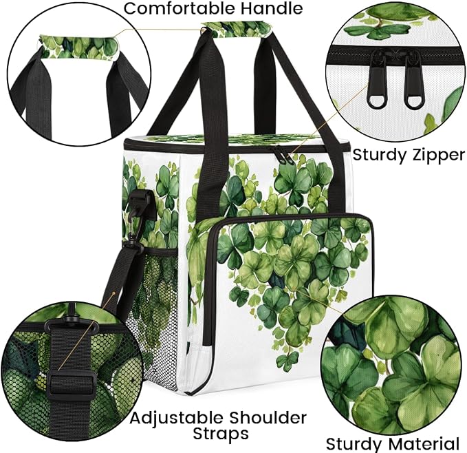 St. Patrick's Day Coffee Maker Travel Bag, Portable Storage Tote Bag - Image 6