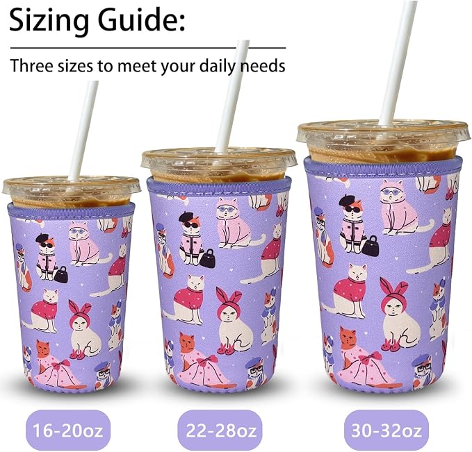 Reusable Iced Coffee Insulator Sleeve - Image 2