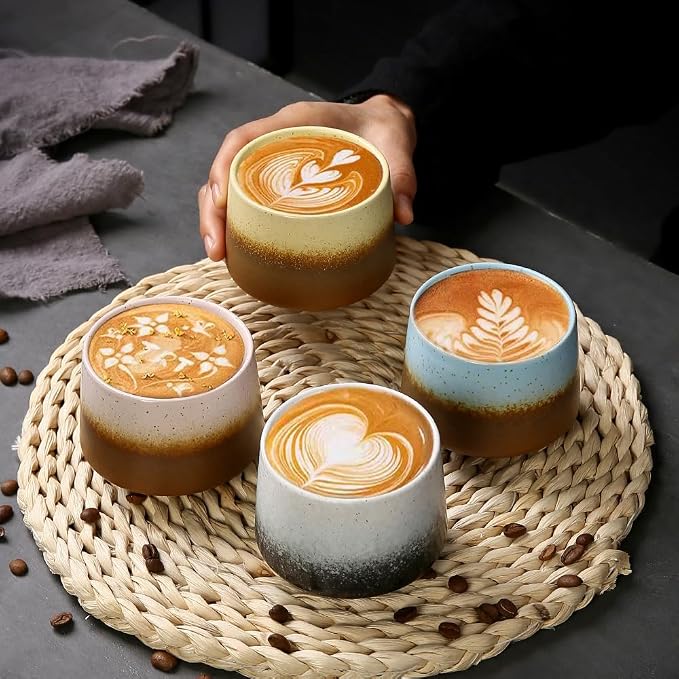ceramic espresso cups expresso cups expresso cups set of 4 cute espresso cups - Image 7
