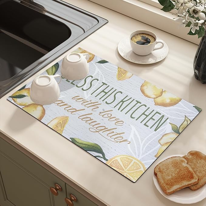 PIGCHCY Dish Drying Mat 2-Pack - Image 6