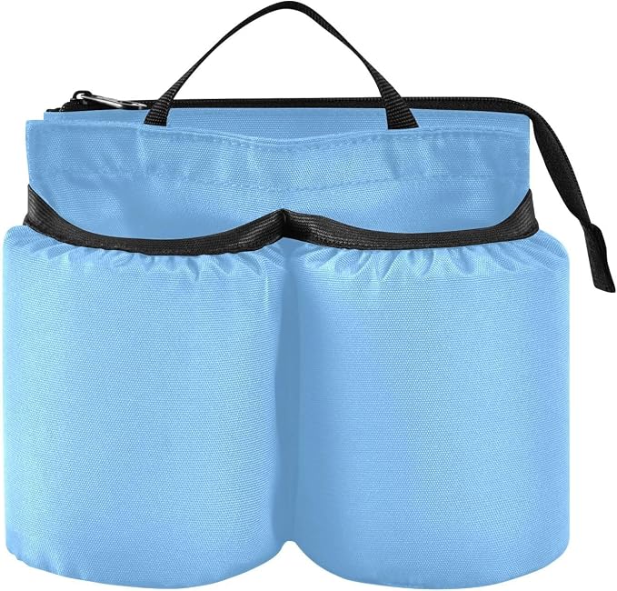 DOMIKING Lake Blue Travel Luggage Cup Holder - Image 6