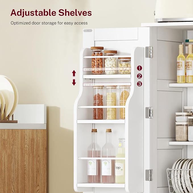 TEENFON 43'H Pantry Cabinet - Image 6