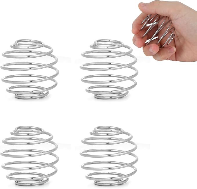 4 Pcs 2.1-Inch Large Size Shaker Balls by BooMetCheer