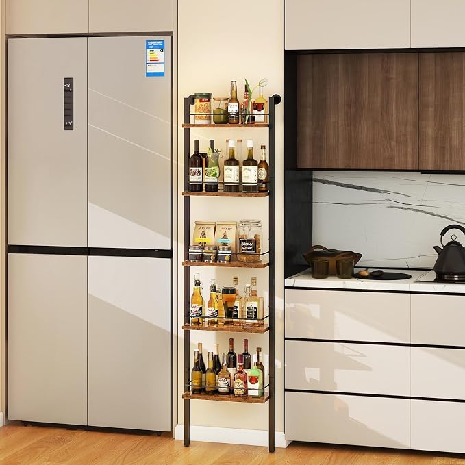 YMYNY 5-Tier Freestanding Wine Racks，Liquor Bottle Display Shelf - Image 6