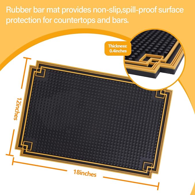 Rubber Bar Mat for Countertop - Image 2