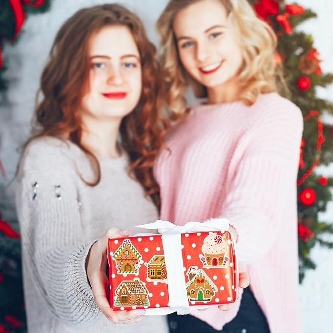 Haooryx Gingerbread House Sticker Rolls - Image 5