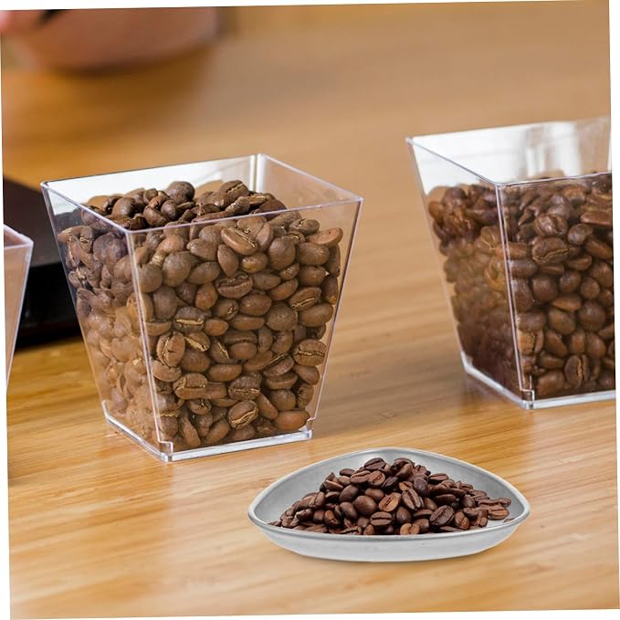Retro Coffee Bean Display Plate Stainless Steel Weighing Tray - Image 6