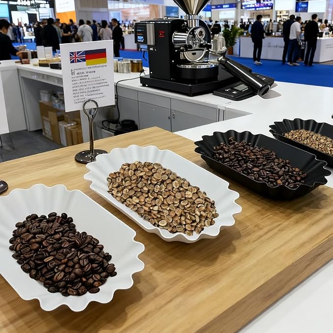 CAFEMASY Coffee Beans Cupping Sample Tray Reusable Plastic Plate - Image 6