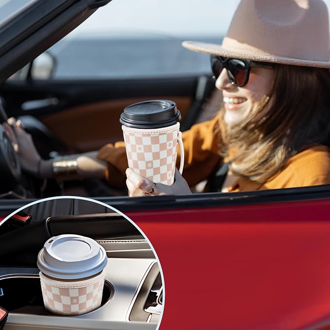 KJQJLY 3 Pack Reusable Iced Coffee Sleeves - Image 7
