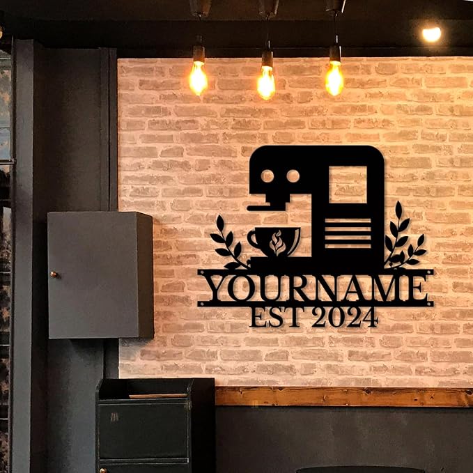 Custom Metal Coffee Bar Signs - Image 5