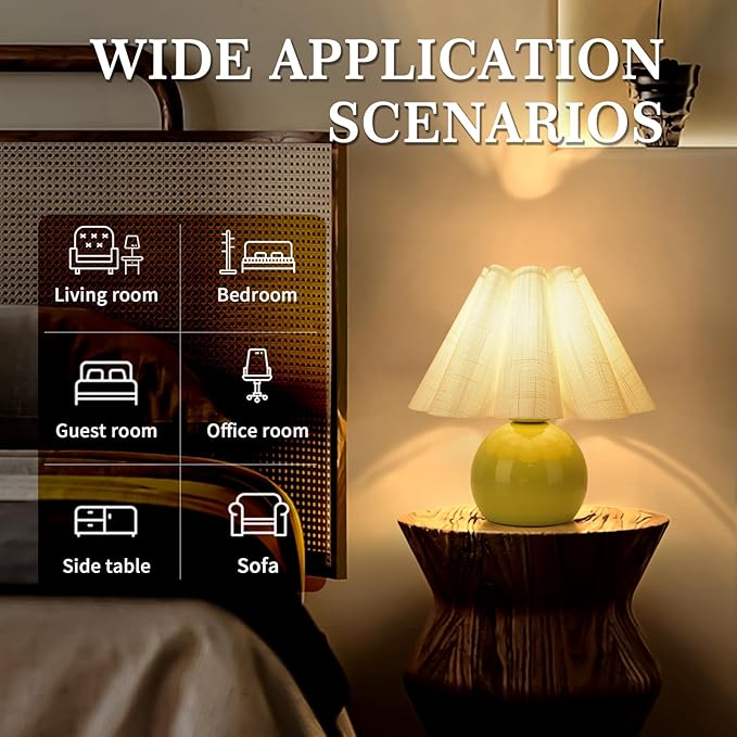 Green Small Touch Control Table Lamp - Image 3