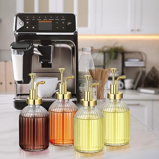 LemonRoad 4 Pcs Coffee Syrup Dispenser - Image 7