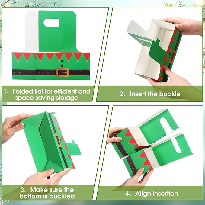 24 Sets Christmas Drink Carrier - Image 3