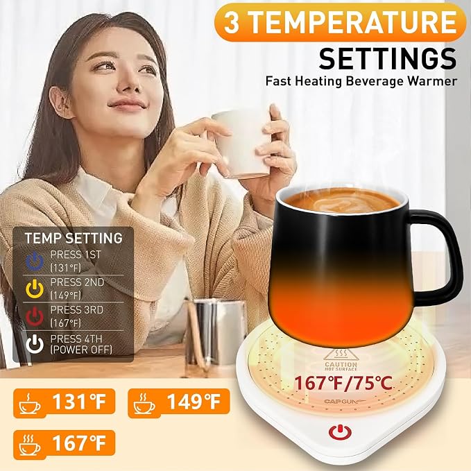 Coffee Mug Warmer, Electric Beverage Warmers, Cup Warmer - Image 2