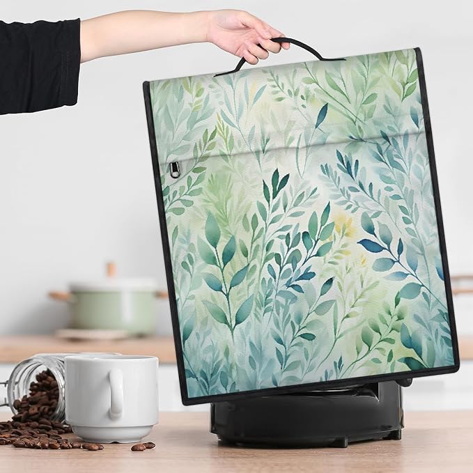 Leaves Kitchen Aid Mixer Cover Compatible Stand Mixer Dust Cover | Watercolor - Image 9