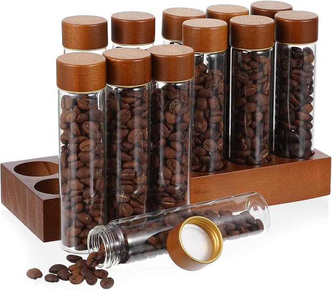 12-Pack Single Dose Coffee Bean Storage Tubes - Image 6