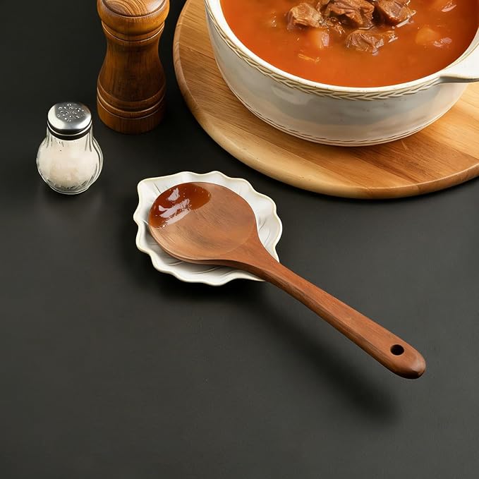 Ceramic Leaf Spoon Rest, Spoon Holder - Image 9
