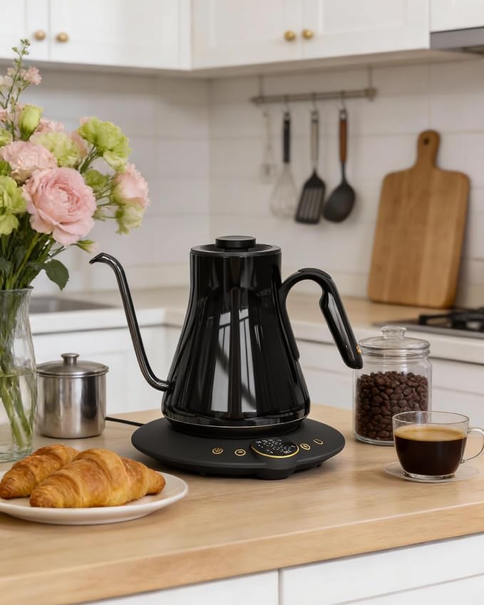 Cocinare Gooseneck Electric Kettle, ±1°F Precise Temperature Control, 1500W - Image 2