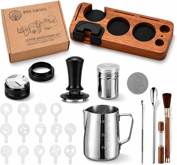 28-Piece 51mm Espresso Accessories Kit, Espresso Machine Tools by PHXGrove