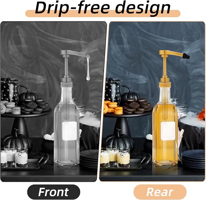 30Pcs Syrup Pump Covers, Coffee Syrup Pump Tip Covers, Rubber Caps Pour - Image 4