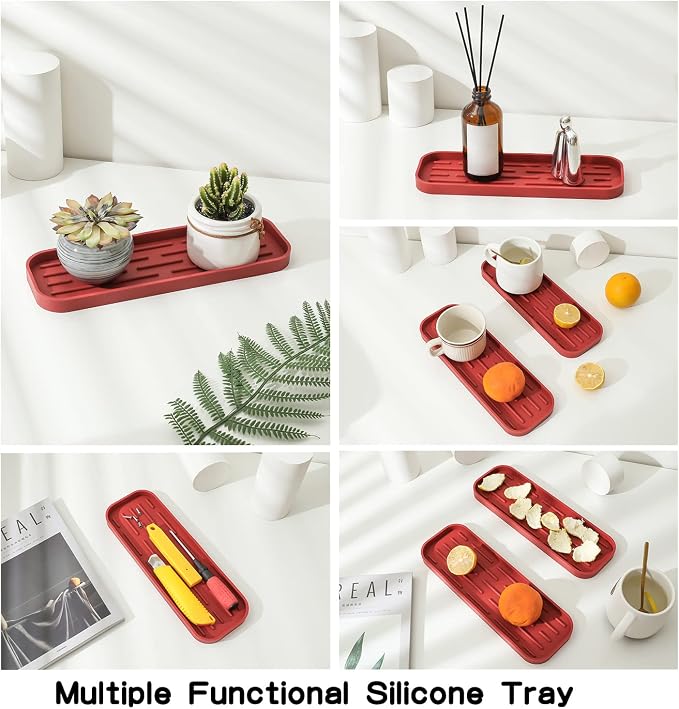 MicoYang Silicone Kitchen Sink Organizer Tray - Image 5