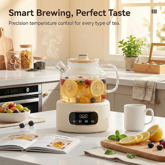 1.2L Smart Glass Electric Kettle, Health Kettle - Image 2