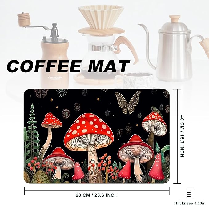 Coffee Mat, Coffee Bar Accessories Fit Under Coffee Maker Espresso Machine - Image 2