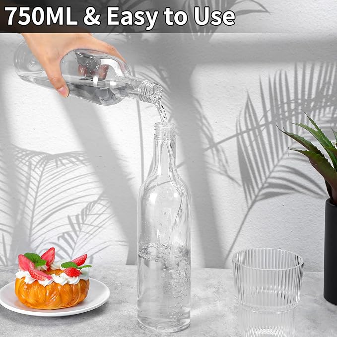 4 Pcs Coffee Syrup Dispenser, 750ml Syrup Bottles, Syrup Dispenser - Image 8