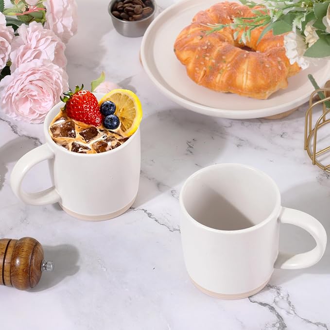 Coffee Mugs Set of 6, 14 oz Coffee Cups Ceramic, Ceramic Cup Set - Image 5