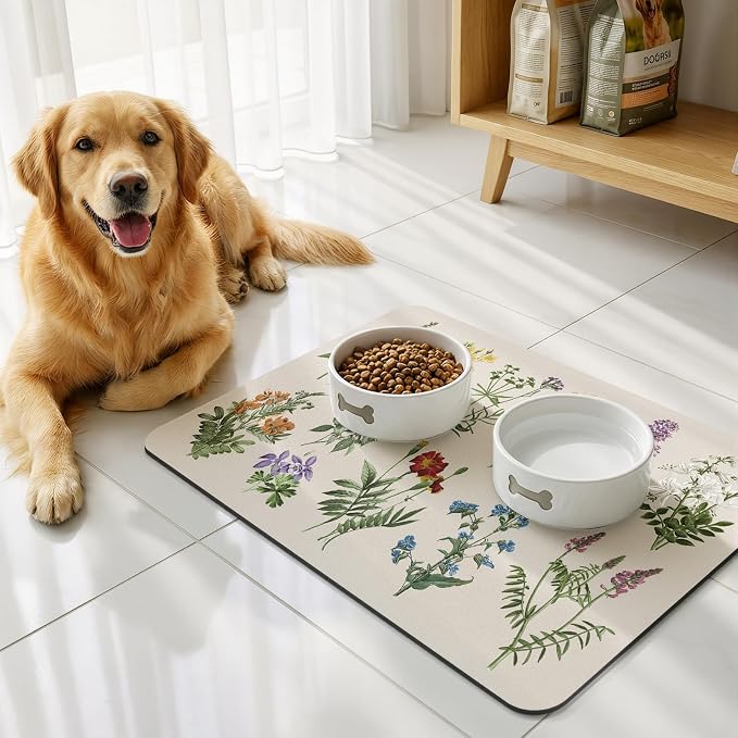 LOKHOM Dish Drying Mat for Kitchen Counter, Dish Drainer Rack Mat for Kitchen - Image 9