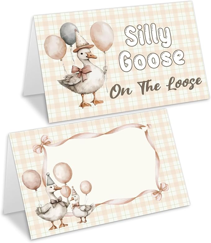 A New Silly Goose on the Loose Place Cards by Unknown