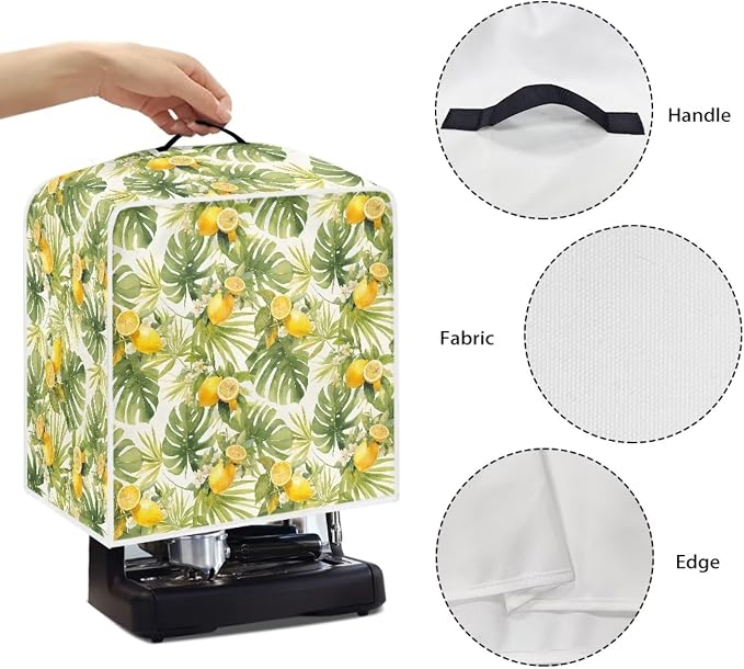 Lemon Coffee Machine Cover Heavy Duty Heat Resistant Waterproof Protective - Image 5