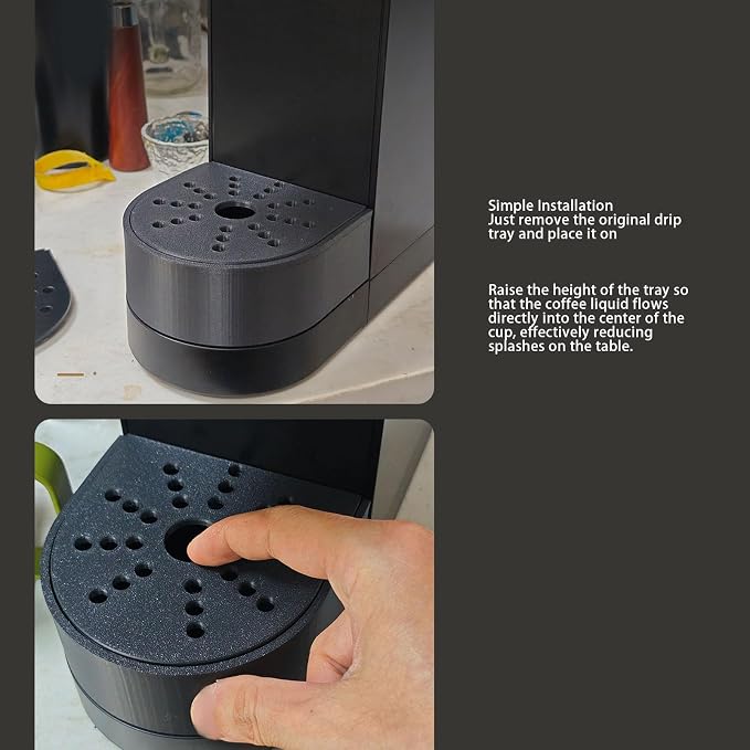 Generic Coffee Maker Heightened Water Tray Premium PLA Drip Catcher Tray - Image 5