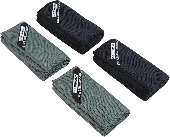FABULETTA 4 Pack Microfiber Espresso Cleaning Cloth Set - Image 4